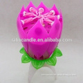 musical flower in the flower shape birthday candle